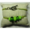 Bracelet VERT 17cm