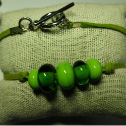 Bracelet Vert 17cm